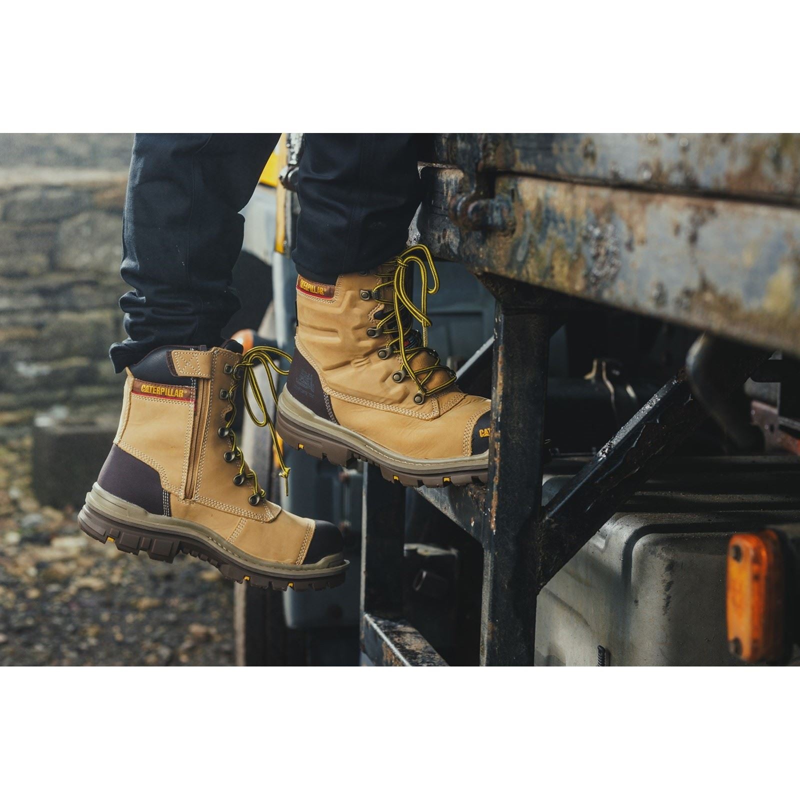 Caterpillar Premier Nubuck Honey Sicherheitsschuhe