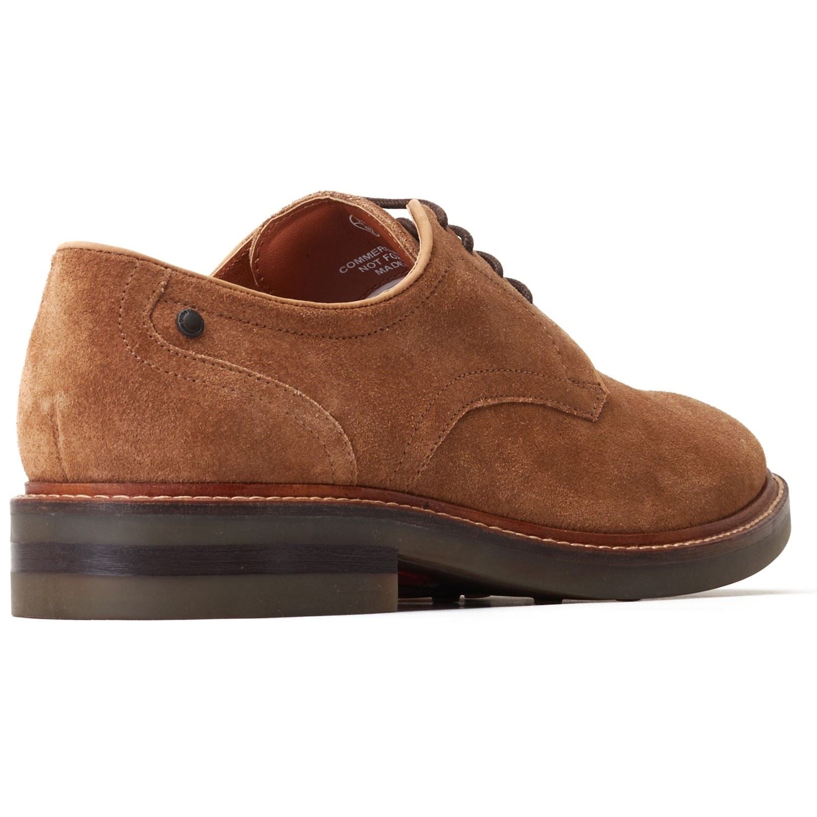 Base London Mawley Leder Herren Ingwer Oxford Schuhe