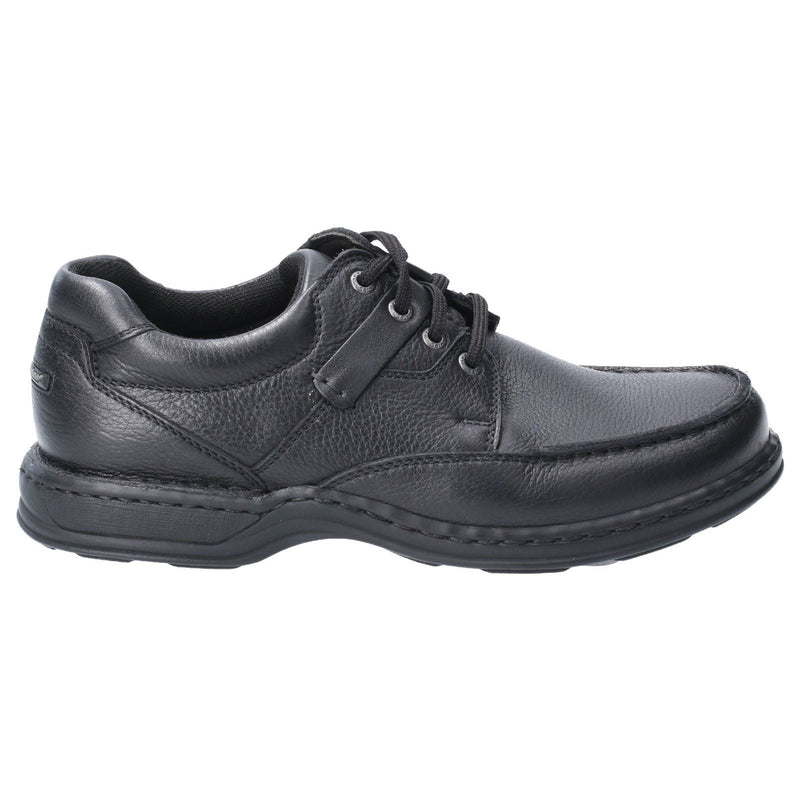 Hush Puppies Randall II Schwarze Farbe Herren-Schnürschuhe Aus Leder