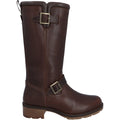 Hunter Iona Damenstiefel Aus Braunem Leder