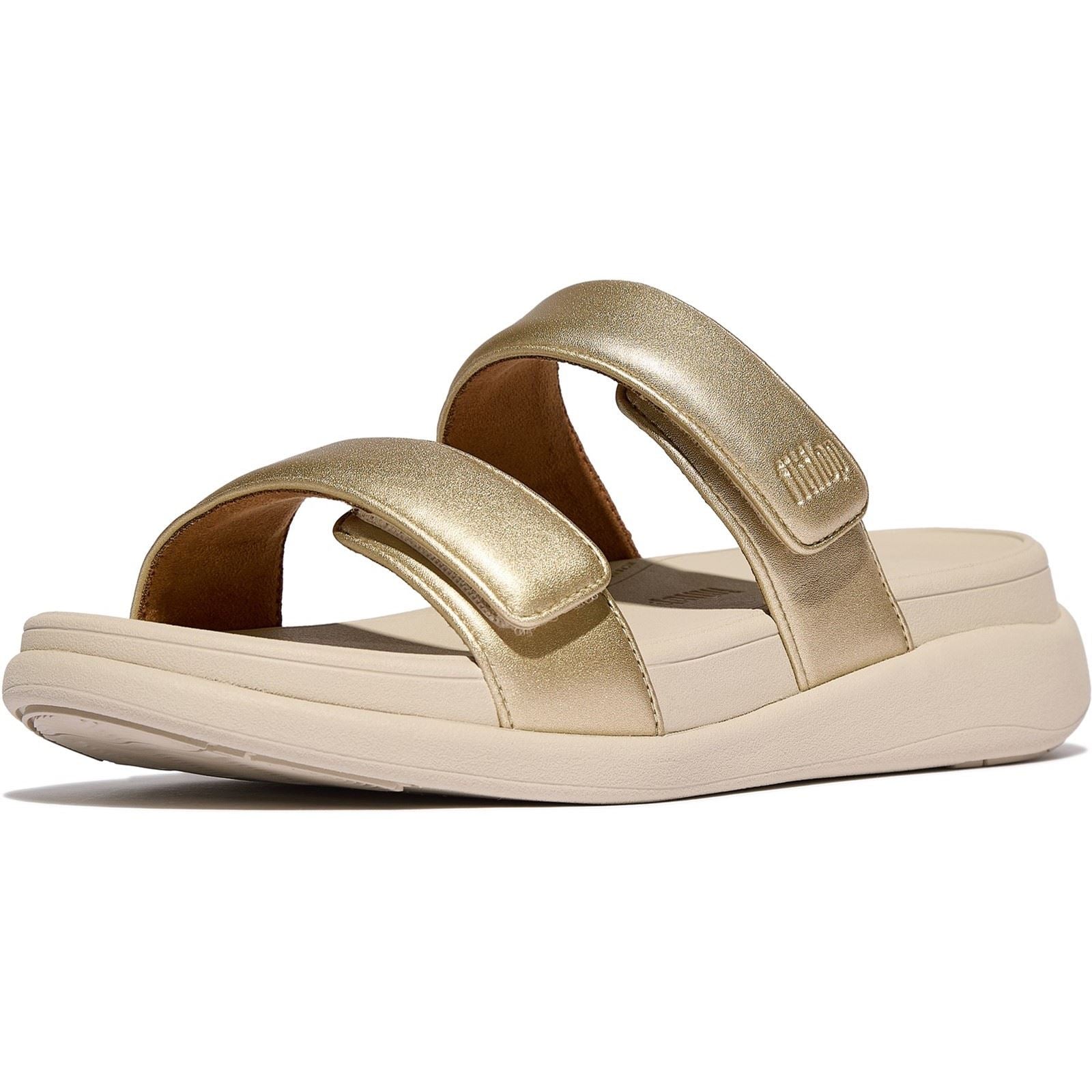 Fitflop F-Mode Go Polyurethan Damen Platino Sandalen