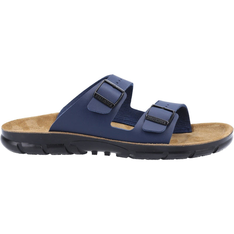Birkenstock Bilbao Herrensandalen Aus Blauem Leder