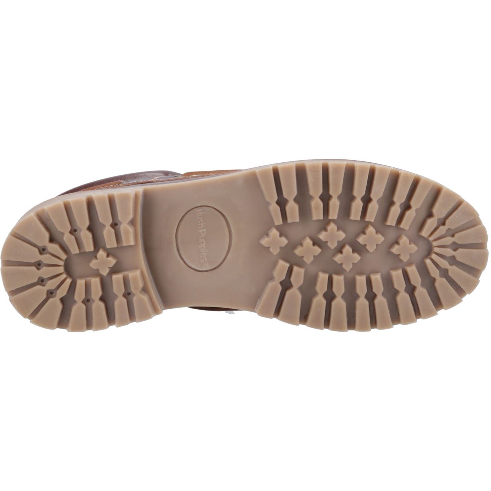 Hush Puppies Weston Herren Bootsschuhe Aus Braunem Leder