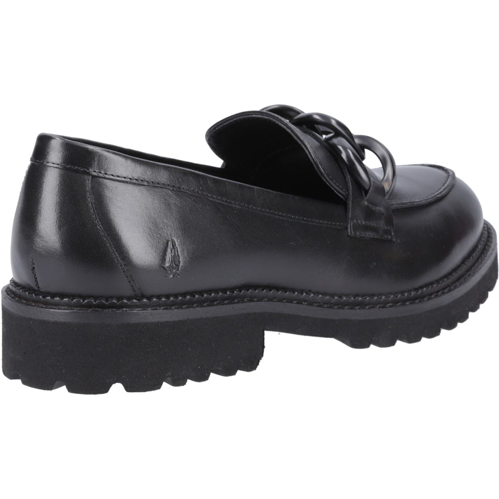 Hush Puppies Gianna Leder Frauen Schwarze Farbe Slipper