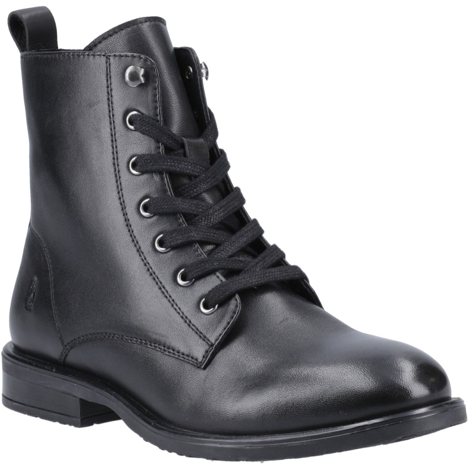 Hush Puppies Valentina Damen Schwarze Farbe Lederstiefel