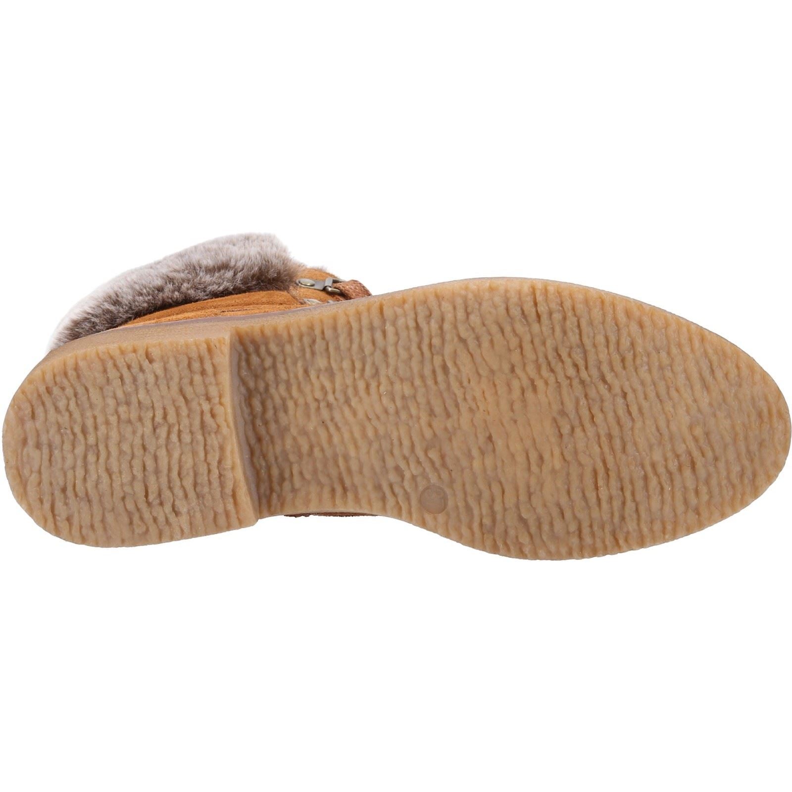 Hush Puppies Florence Leder Damen Stiefeletten In Braun