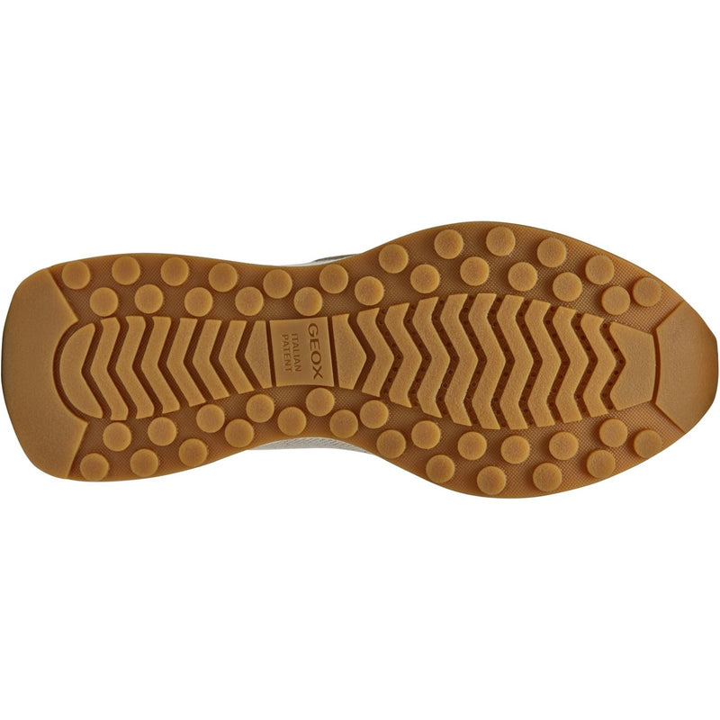 Geox D AMABEL Synthetische Polyurethan Damen Sneaker In Hellbraun/Lichttaupe