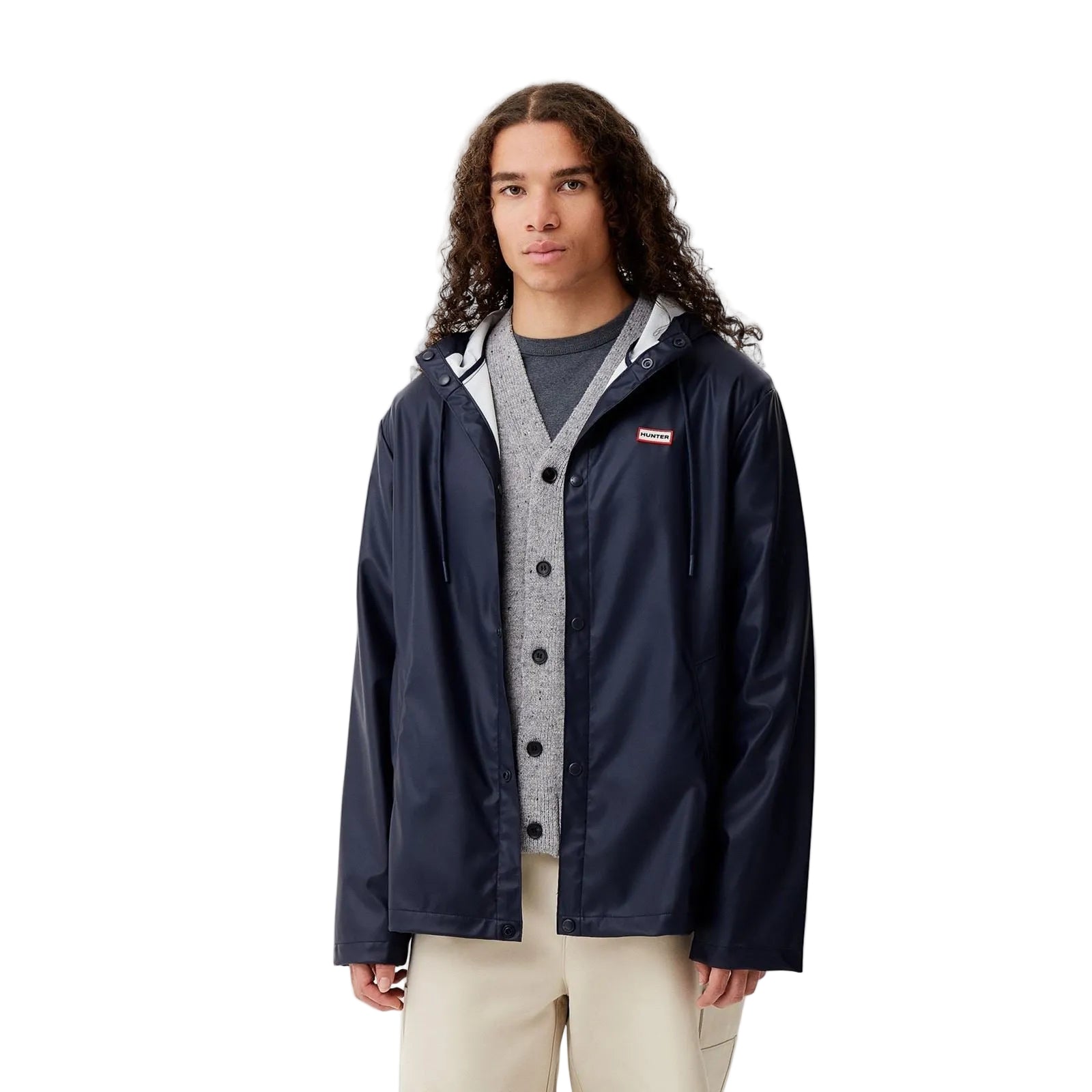 Hunter Izzy Hooded Unisex Erwachsene Blaue Jacke
