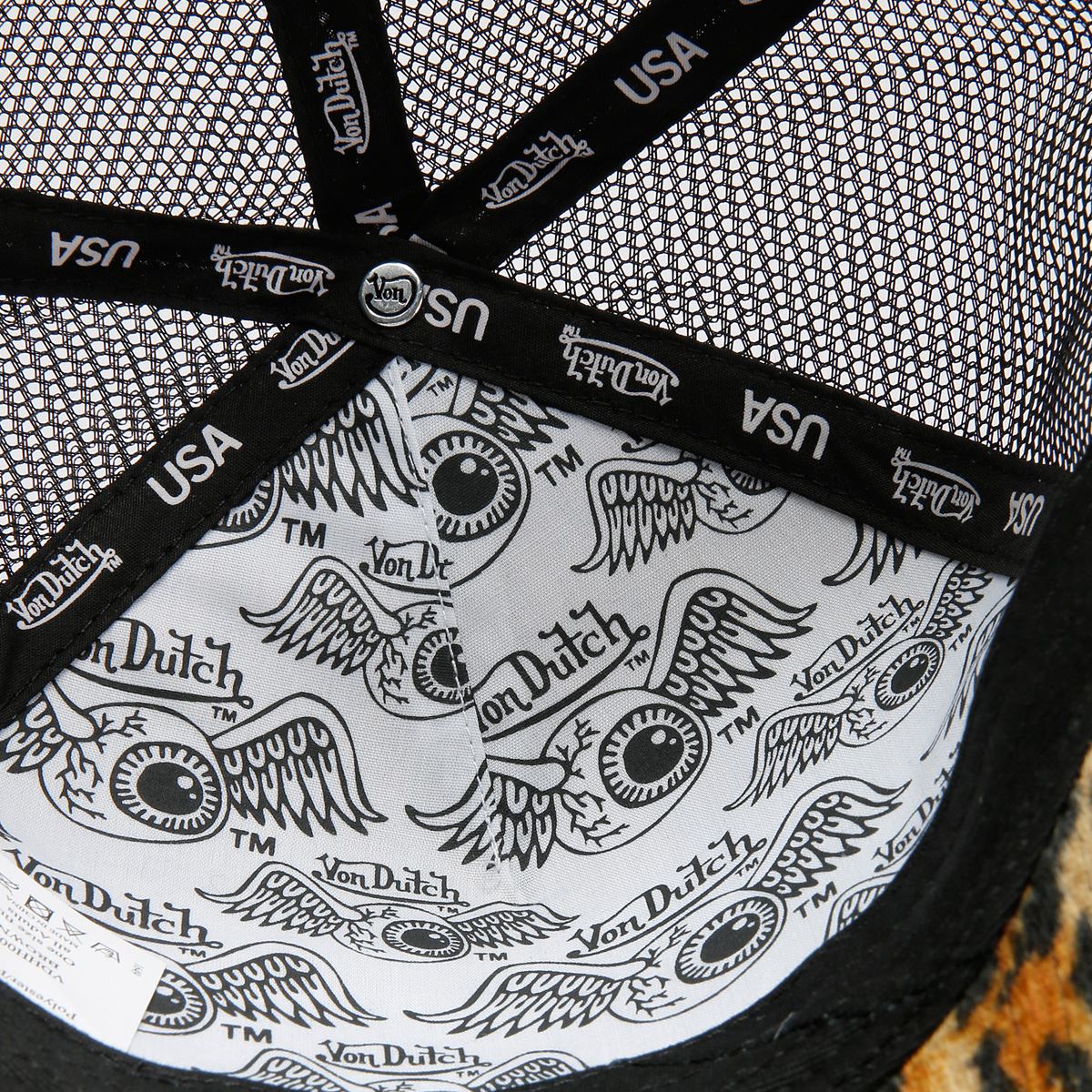 Von Dutch Safari Trucker Braune Kappen