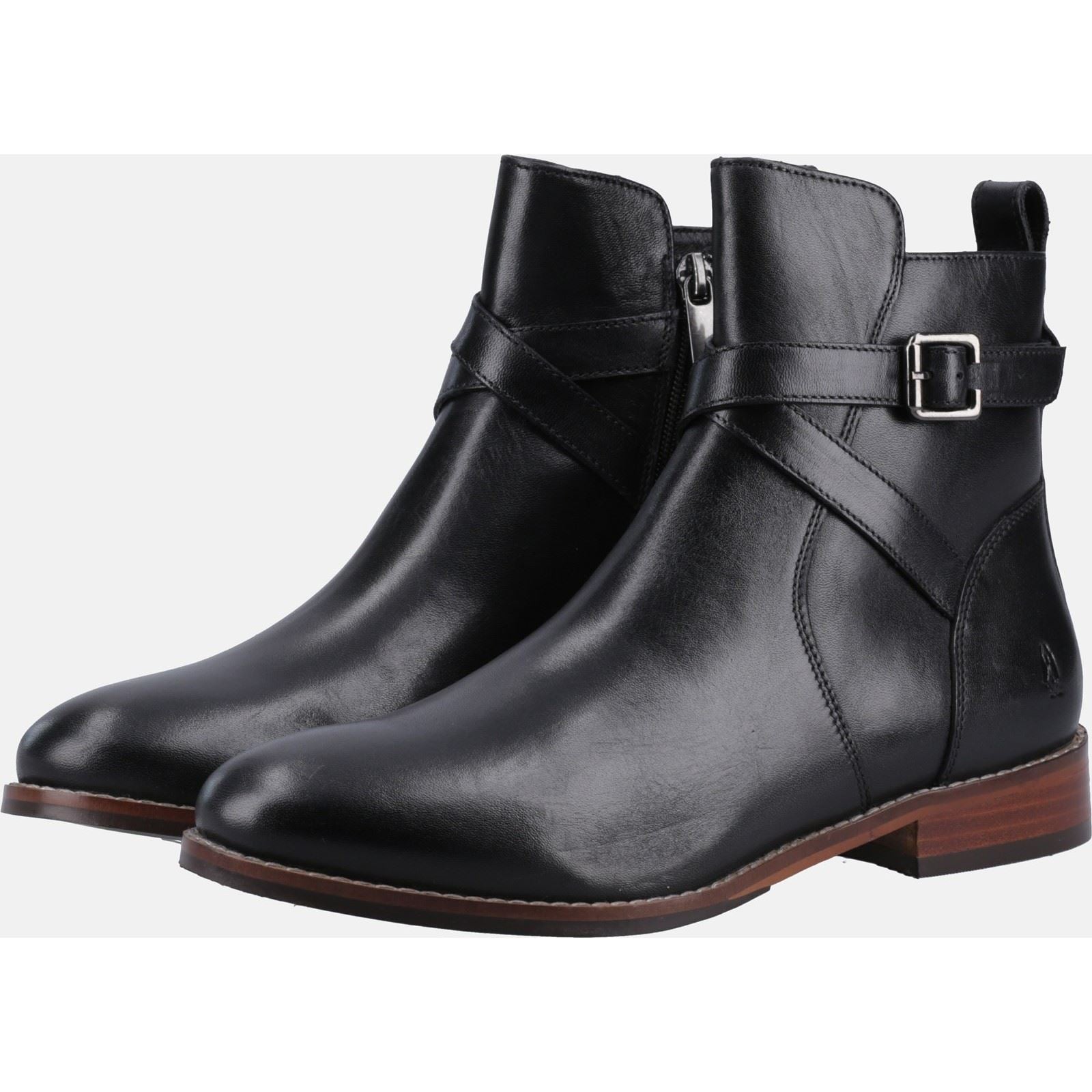 Hush Puppies Cassidy Damenstiefel Aus Schwarzem Wildleder