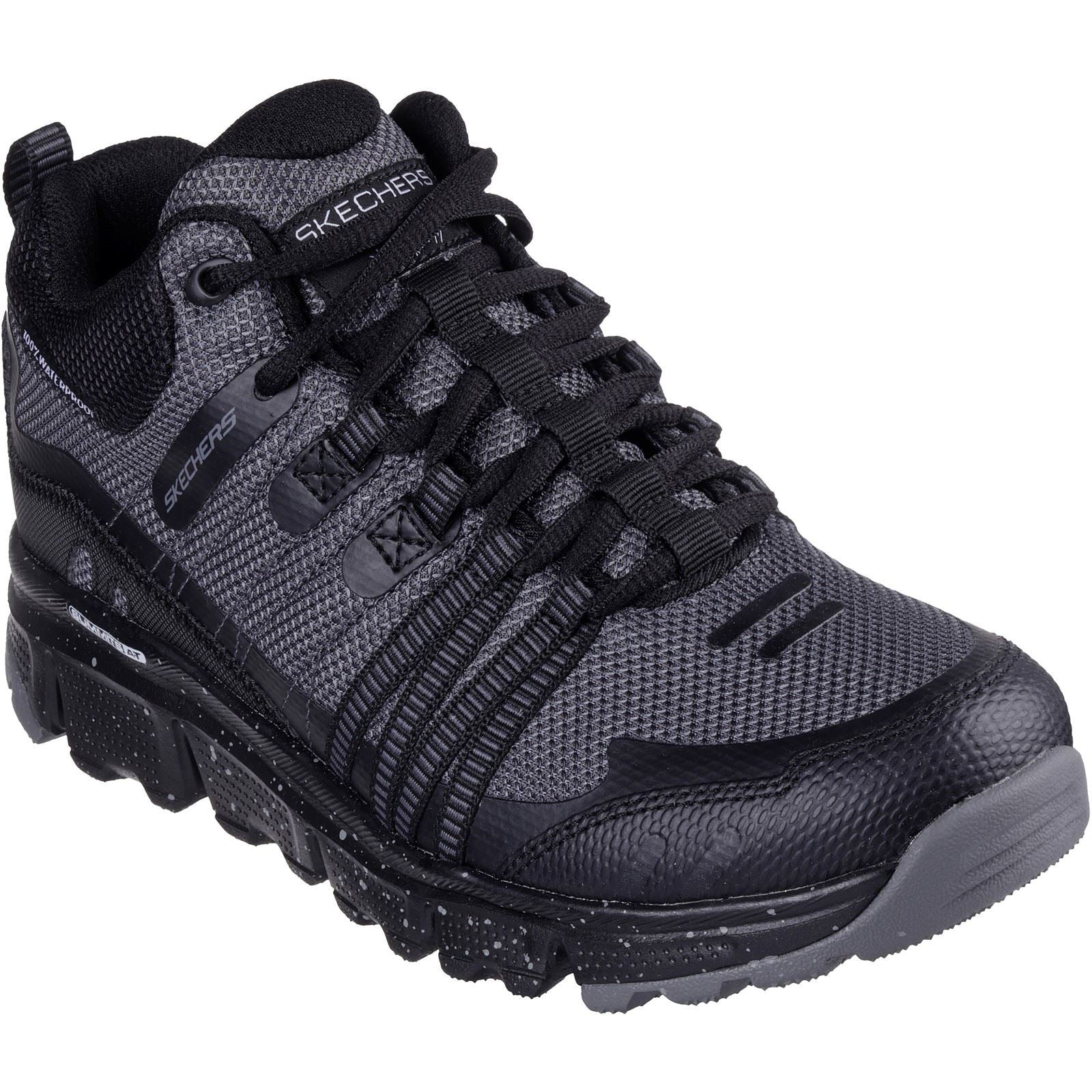 Skechers Summits At Wynnwood Synthetik Damen Wanderstiefel In Anthrazit/Schwarz