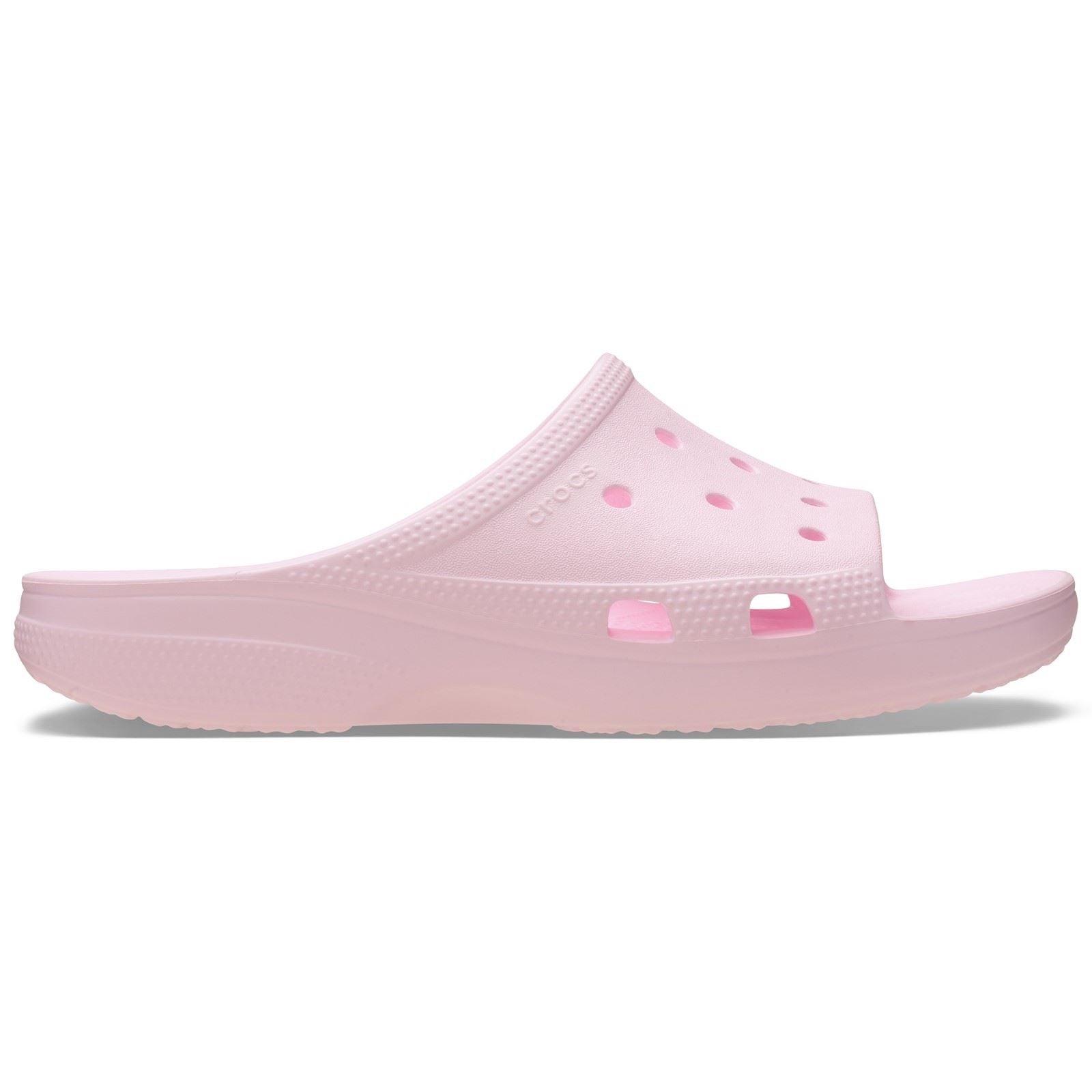 Crocs Classic Slide Thermoplastische Damen Rosa Milch Rutschen