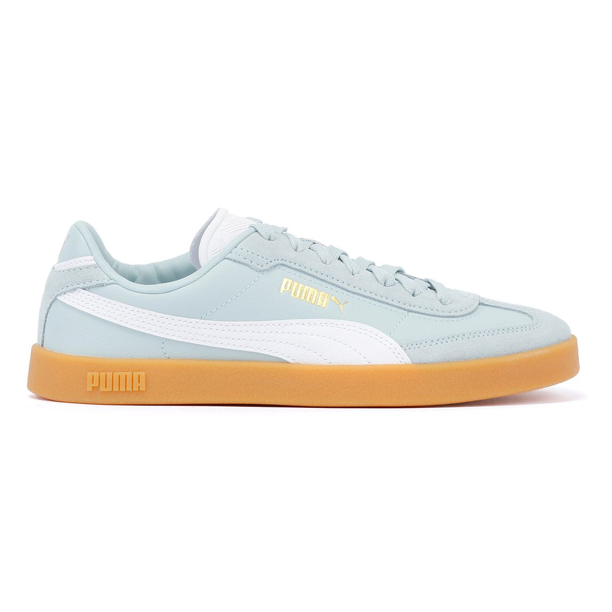 Puma Club II Era Damen Sneaker Aus Blauem/Weißem Wildleder