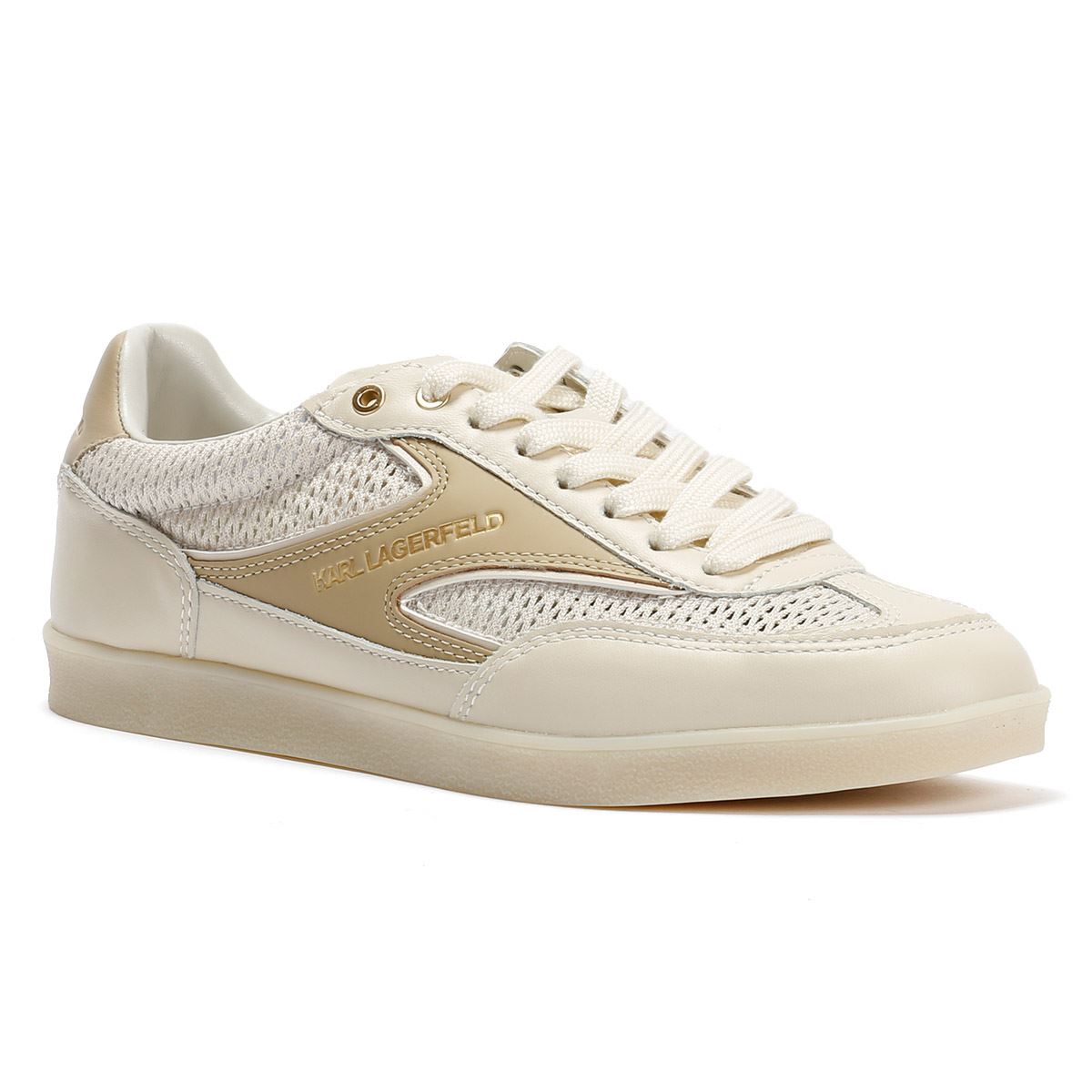 Karl Lagerfeld Kandidate Mesh Mix Damen Sneakers In Beige