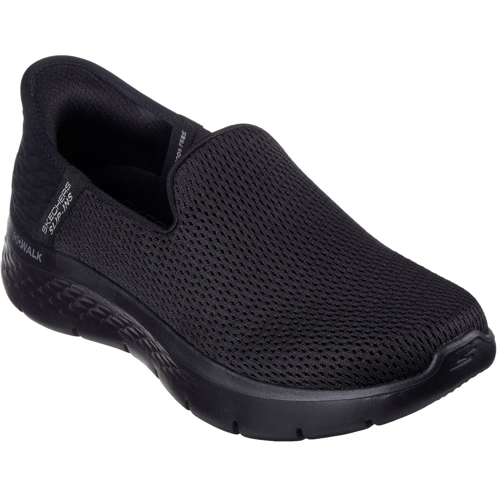 Skechers Go Walk Flex Relish Textile Damen-Sneaker In Schwarz