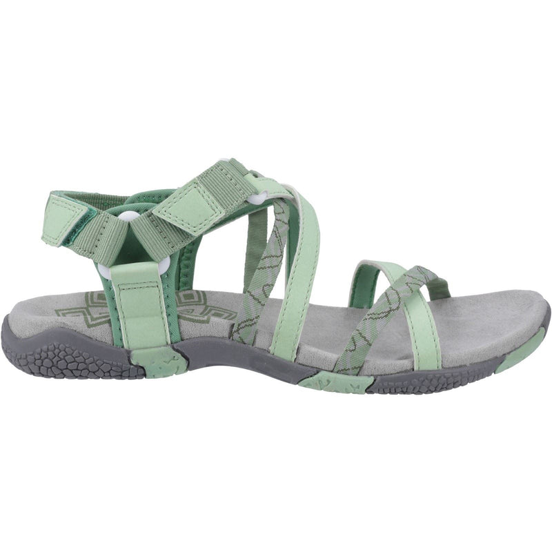 Cotswold Sunhill Damen Sandalen Aus Nubukleder In Grün