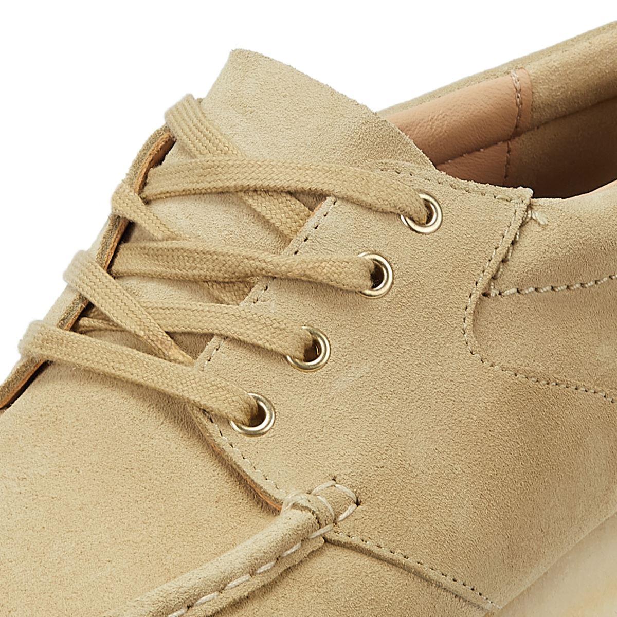 Clarks Originals Wallabee Boot Wildleder Herren Ahorn Schnürschuhe