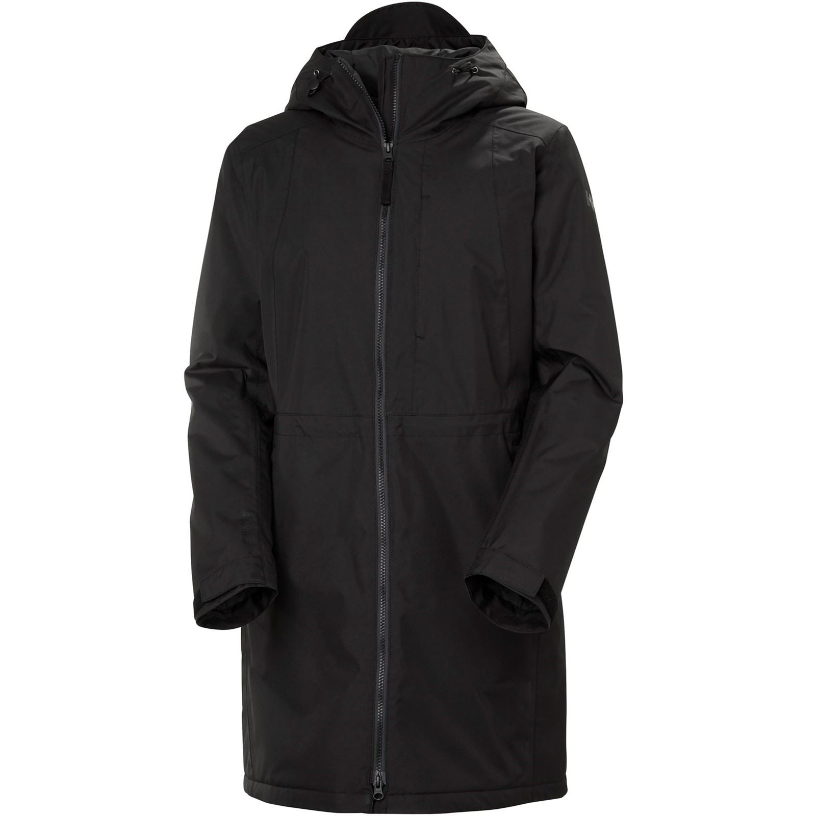 Helly Hansen Sport Westport Damen Schwarzer Gerader Mantel