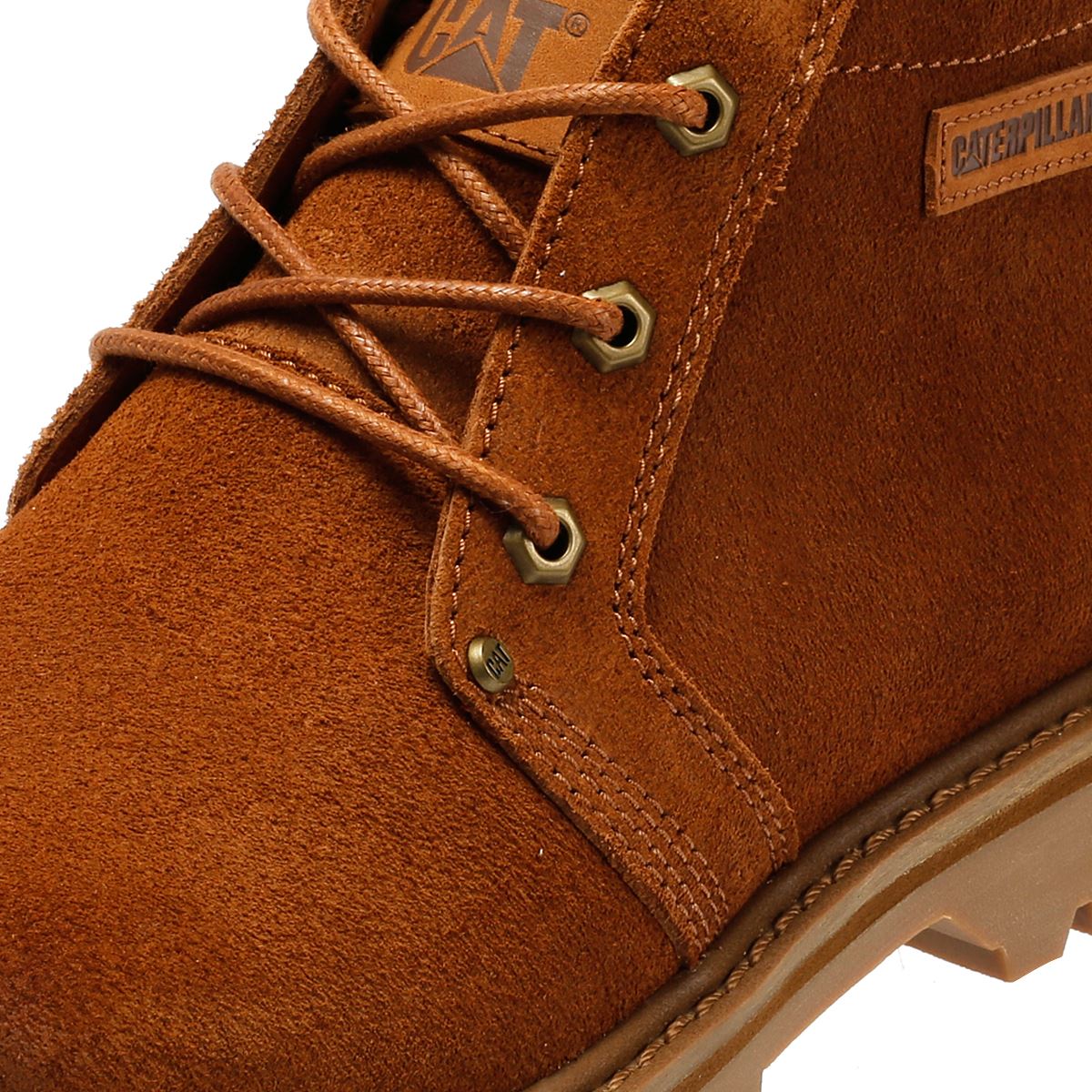 Caterpillar Grader Chukka Wildleder Herren Braune Stiefel