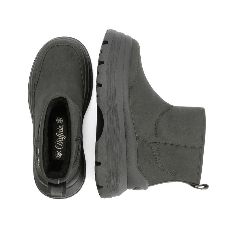 Buffalo Olympia Pull On LO Warm Damen Schwarze Stiefel