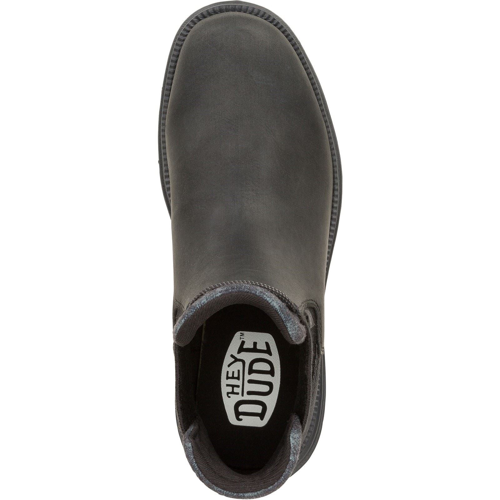 HEYDUDE Branson Classic Herren Schwarze Stiefel