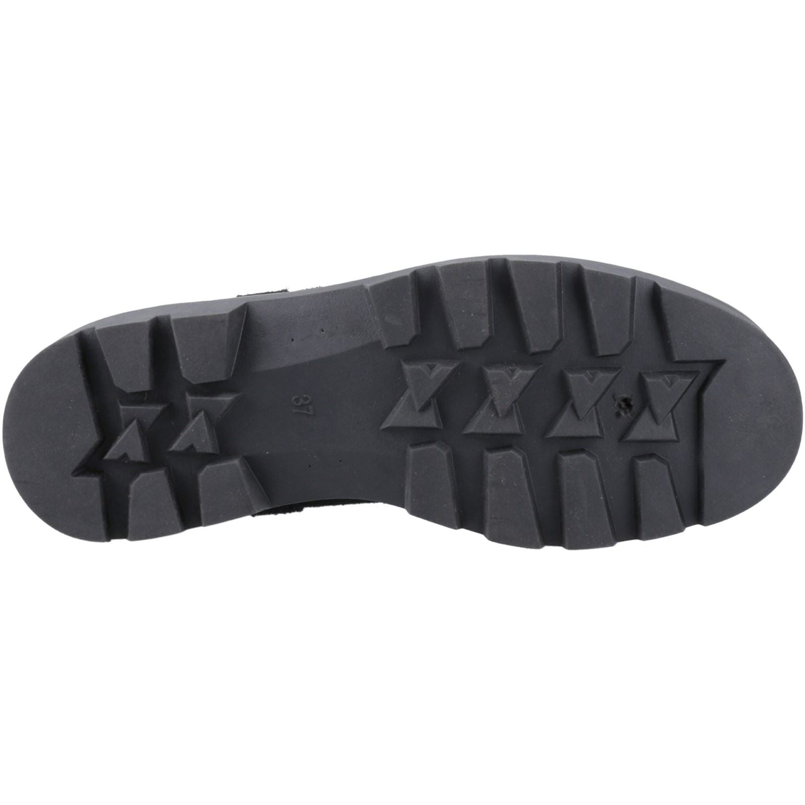 Hush Puppies Aofie Damen Chelsea Stiefeletten aus schwarzem Wildleder