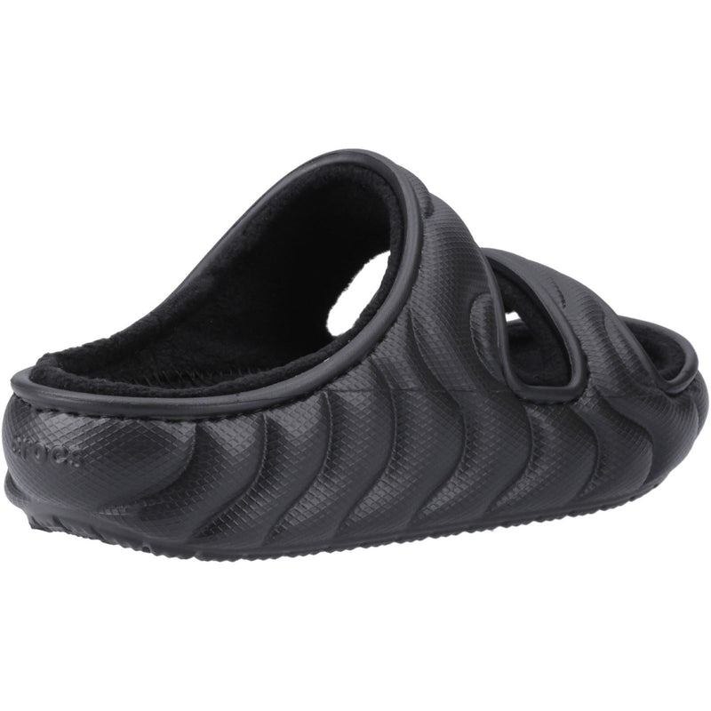 Crocs Classic Cozzzy Overpuff Damen Sandalen Aus Thermoplastischem Material In Schwarz