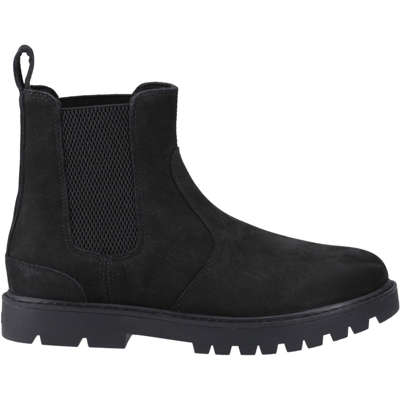 TOMS Griffin Leder Herren Schwarze Stiefel