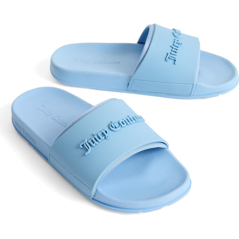 Juicy Couture Embossed Pvc Damen Dämmerungsblaue Slipper