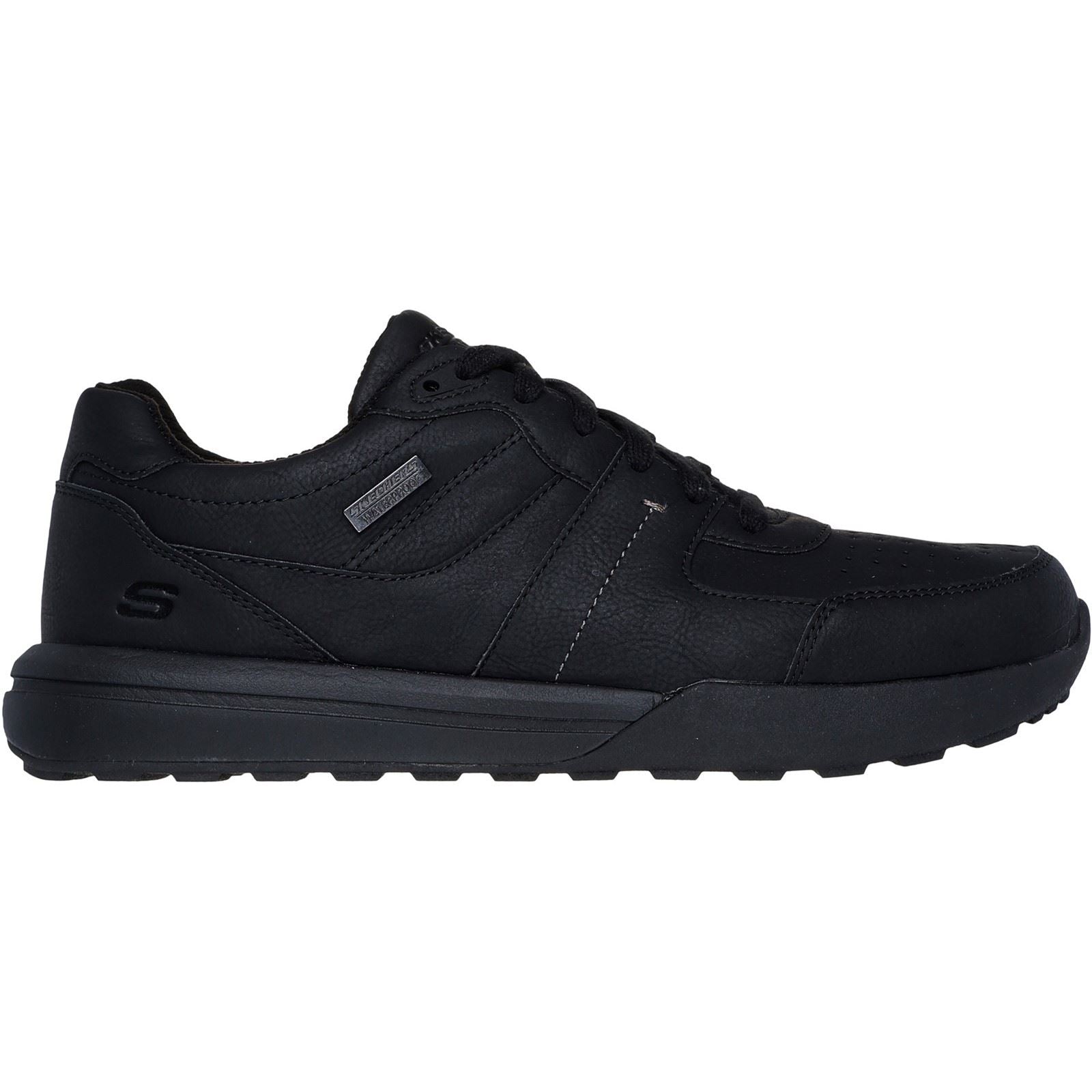 Skechers Netson Gander Herrenschuhe Aus Synthetik In Schwarz Mit Schnürung