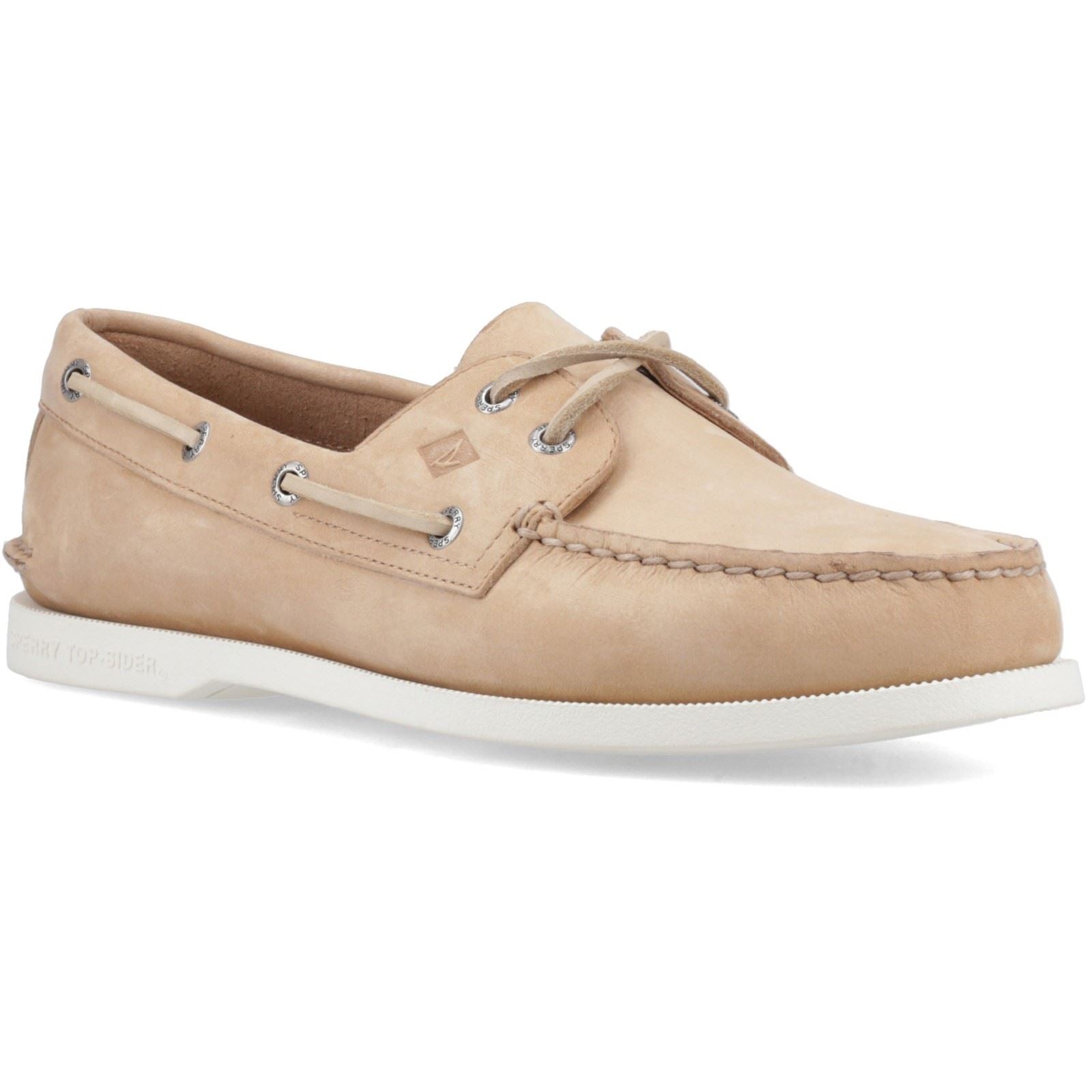 Sperry Authentic 2 Eye Boat Leder Herren Leinen Mehrfach Bootsschuhe