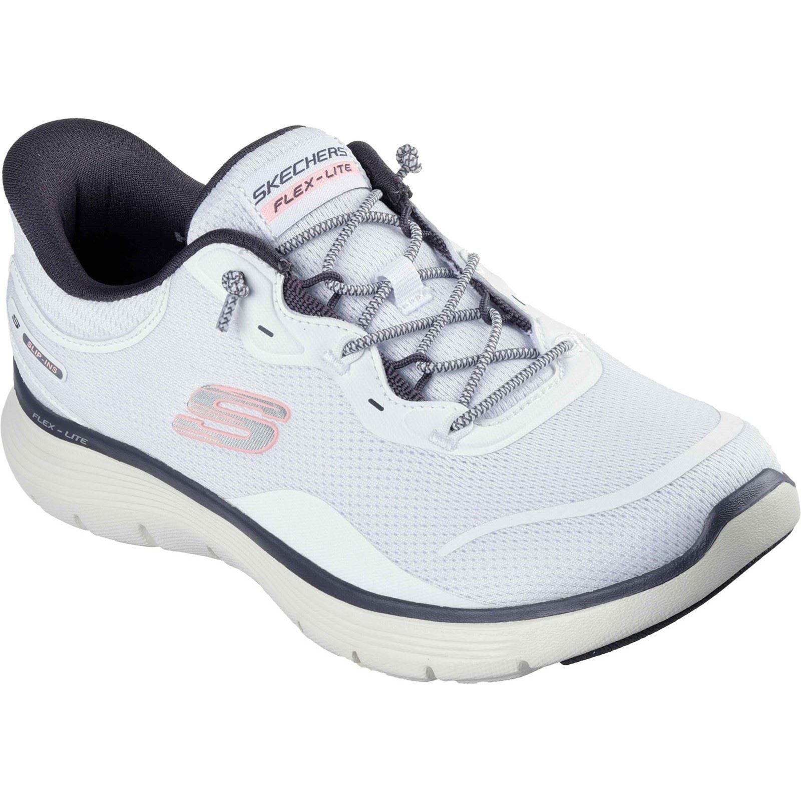 Skechers Flex Appeal 5.0 Easy Breezy Textile Damen Sneakers In Weiß/Multi