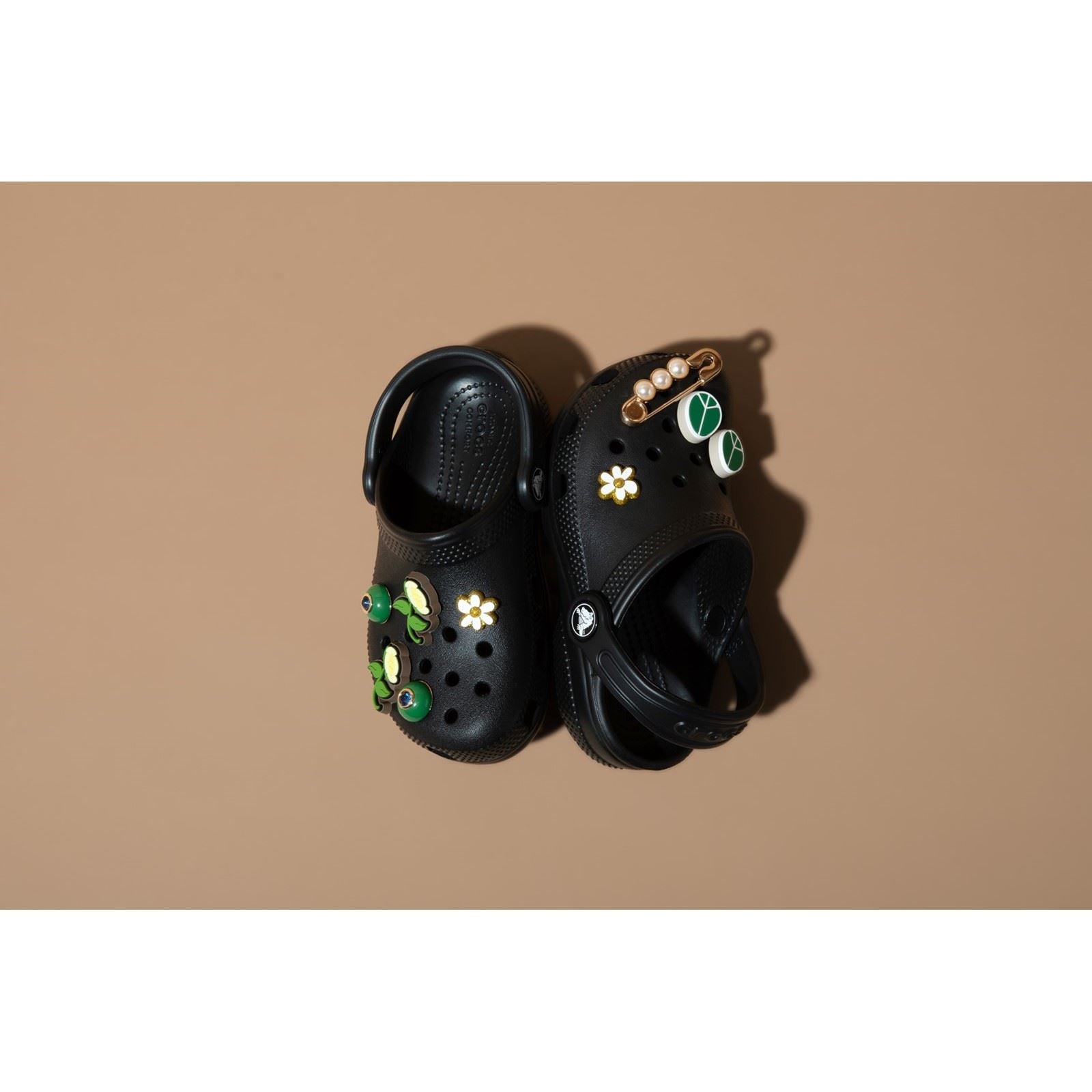 Crocs Kids' Classic Thermoplastische Schwarze Slipper