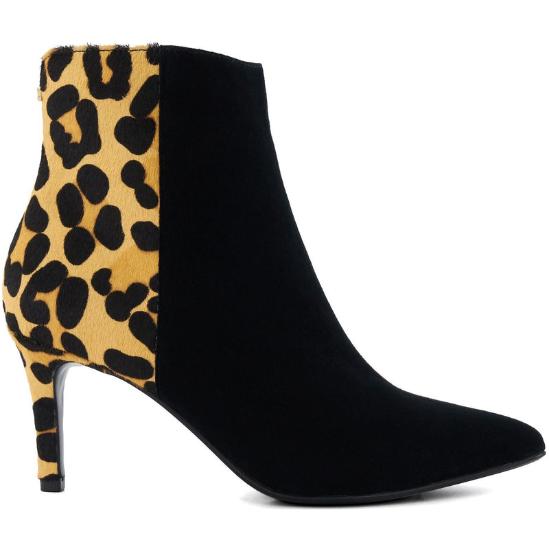 Dune Obsessive 2 Leder Damen Leopard Stiefel