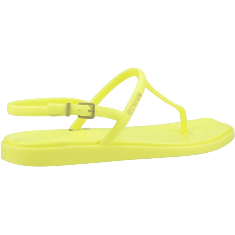Crocs Miami Thong Flip Synthetik Damensandalen Mit Absatz