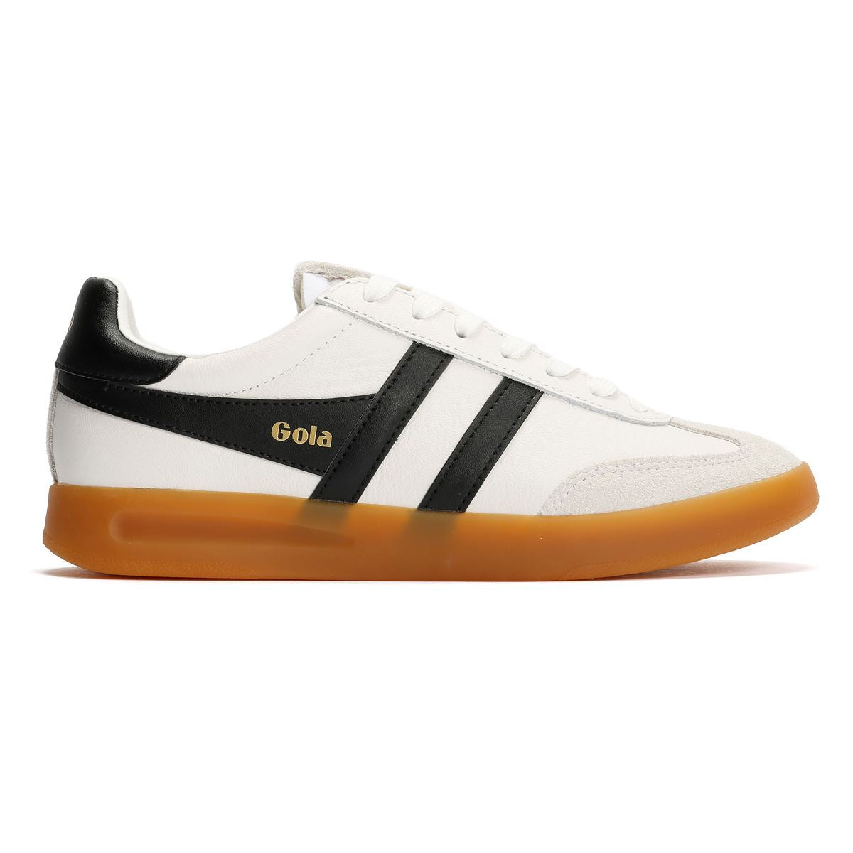 Gola Cyclone Leder Damen Weiße Sneakers