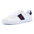 Ralph Lauren Vulc II Weiße Ledersneaker Für Herren