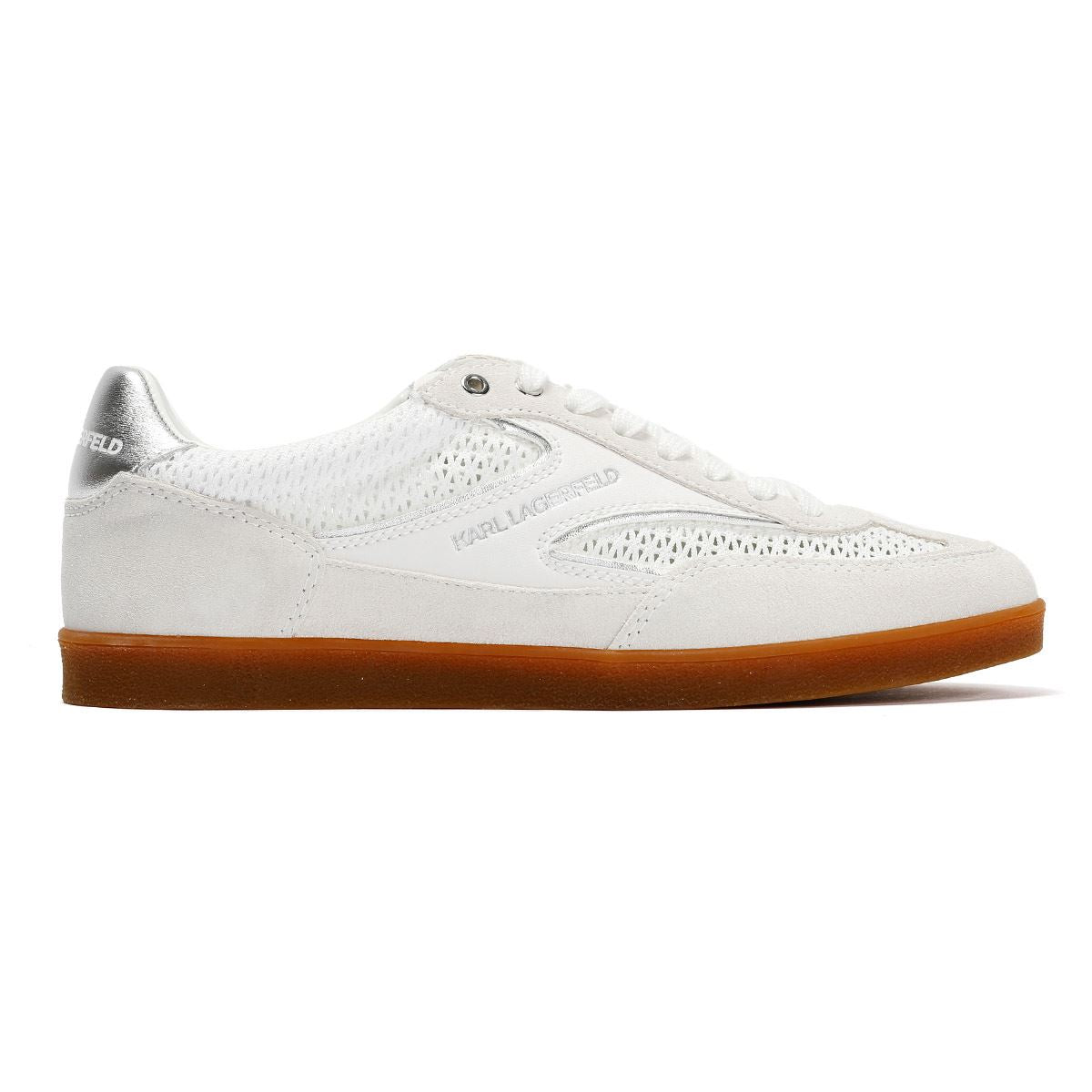 Karl Lagerfeld Kandidate Mesh Mix Damen Weiße Sneakers
