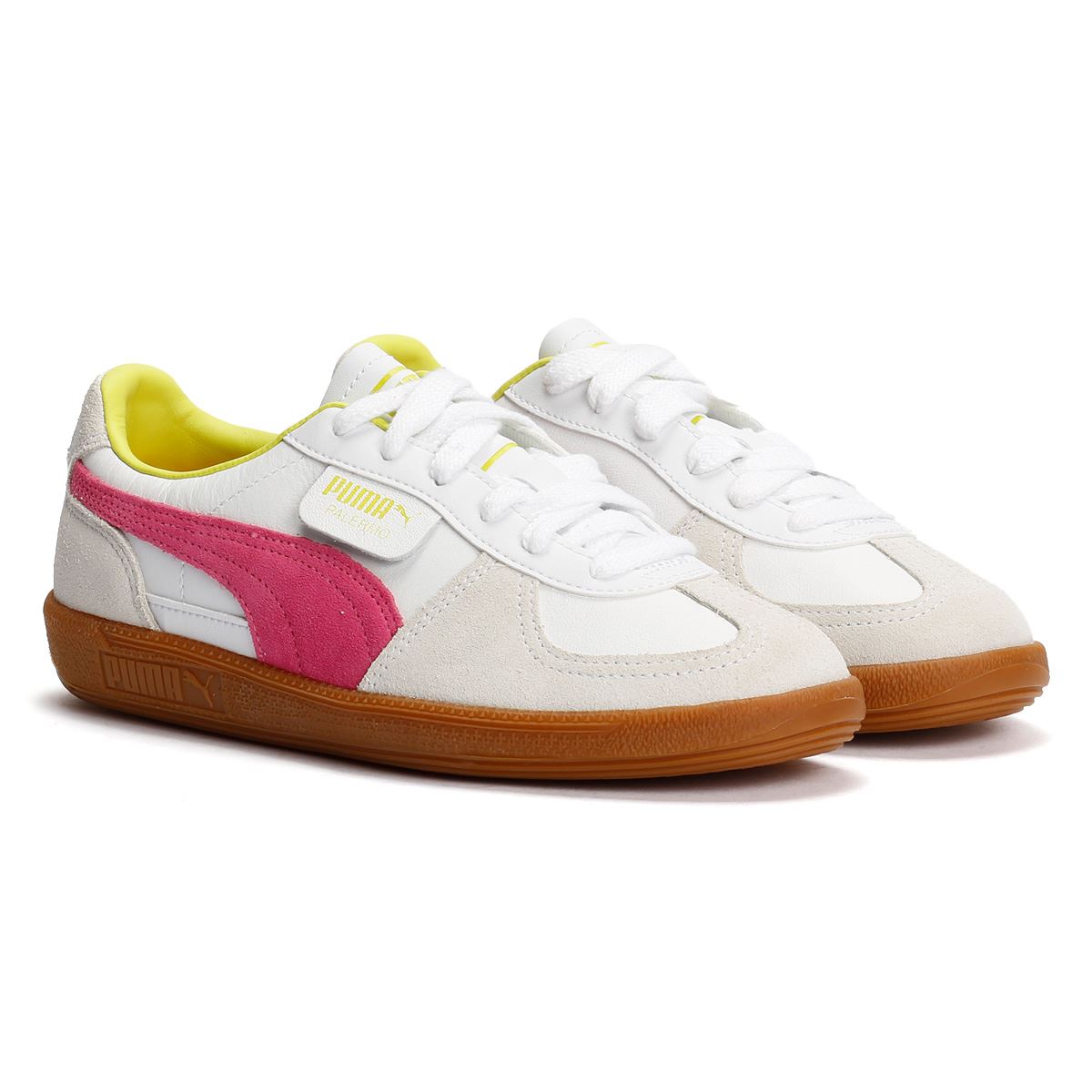 Puma Palermo Leder Damen Weiße Sneakers