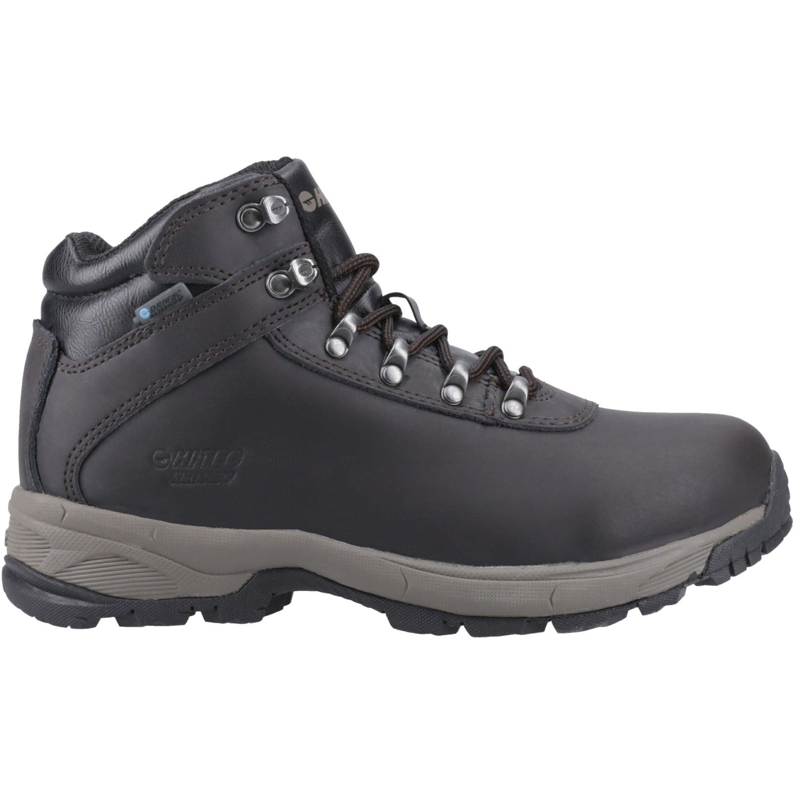 Hi-Tec Eurotrek Lite Waterproof Kunstleder Wanderstiefel Für Damen In Dunkelschokolade