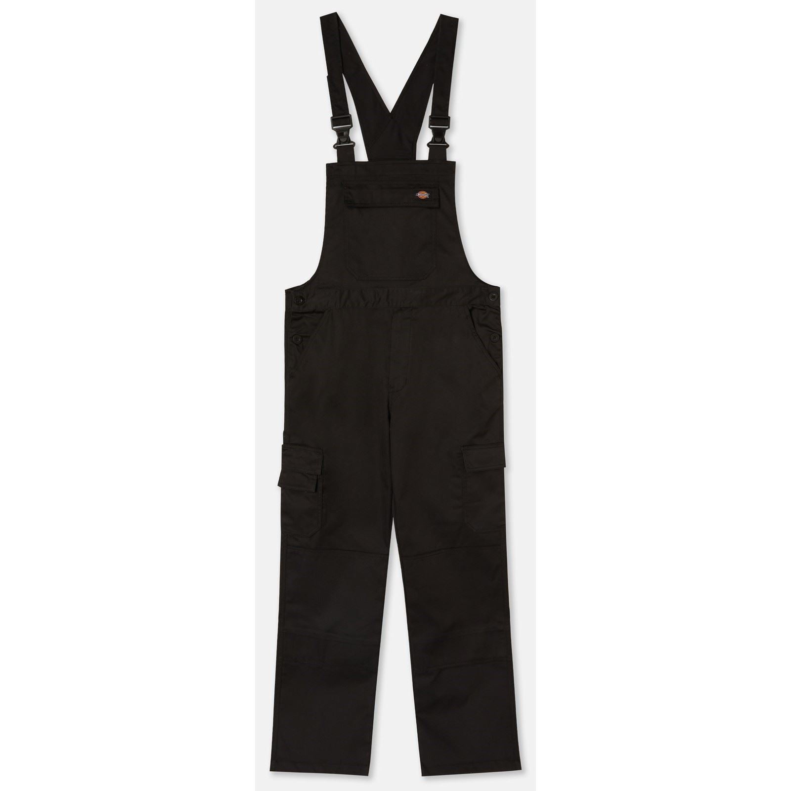 Dickies Everyday Bib and Brace Polyester Herren Schwarzer Arbeitsoverall