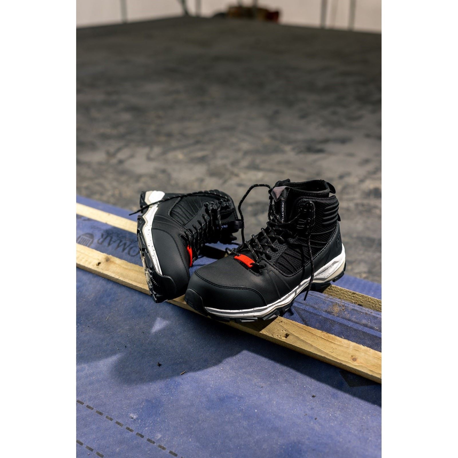 Hard Yakka Neo 2.0 Mikrofaser Schwarze Sicherheitsschuhe