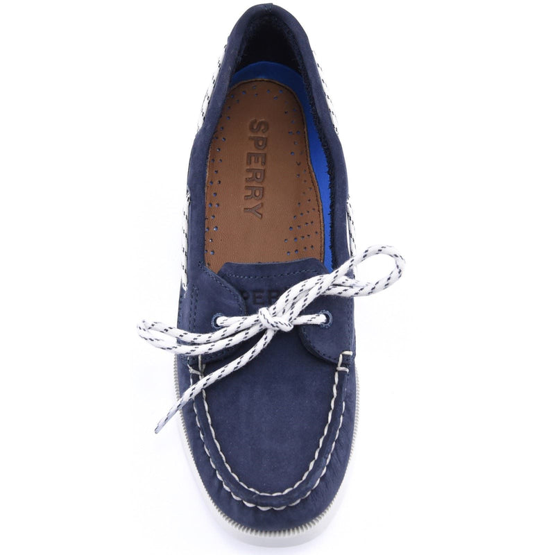 Sperry Authentic 1 Eye Damen Bootsschuhe Aus Leder In Marineblau