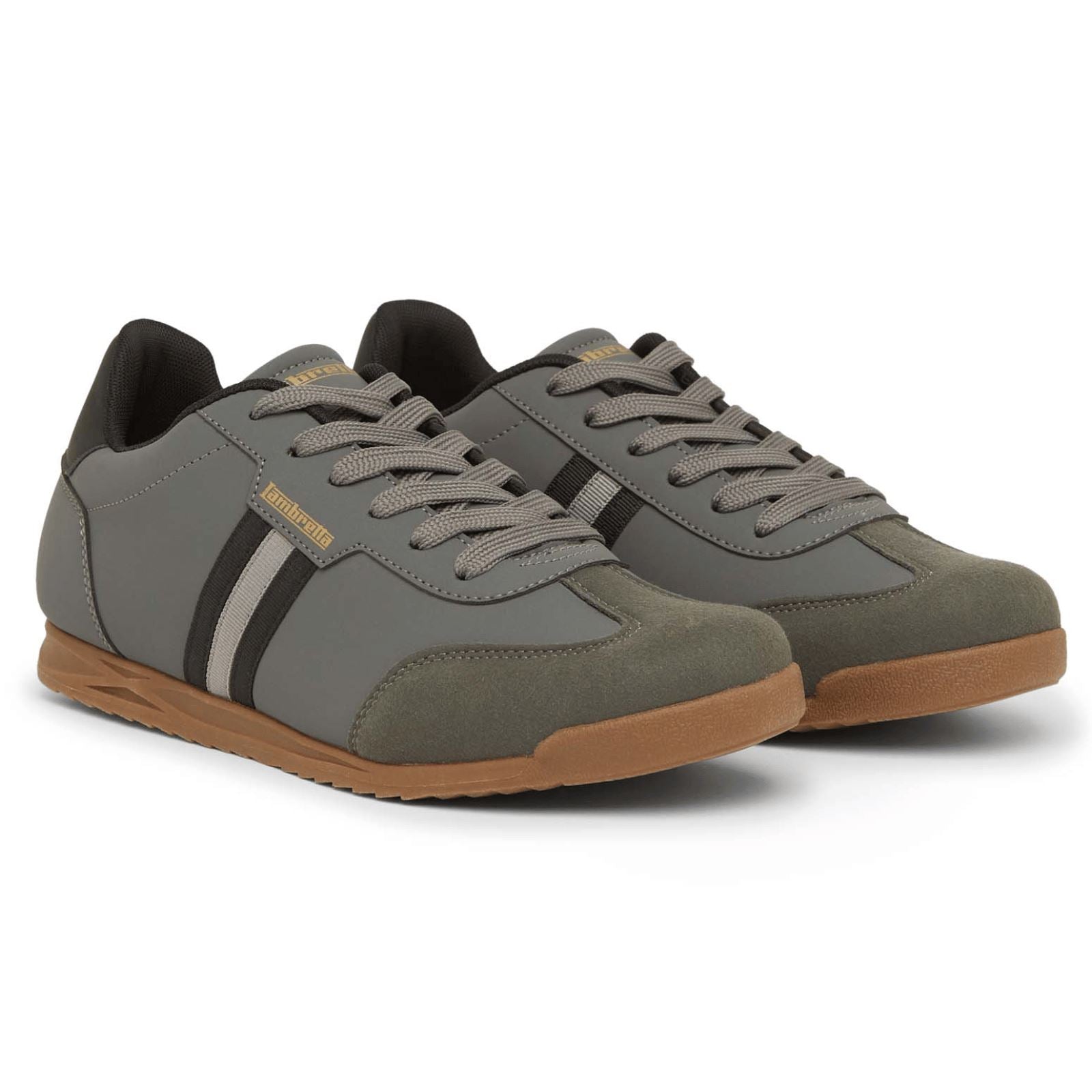 Lambretta Tackle Herren Graue Turnschuhe