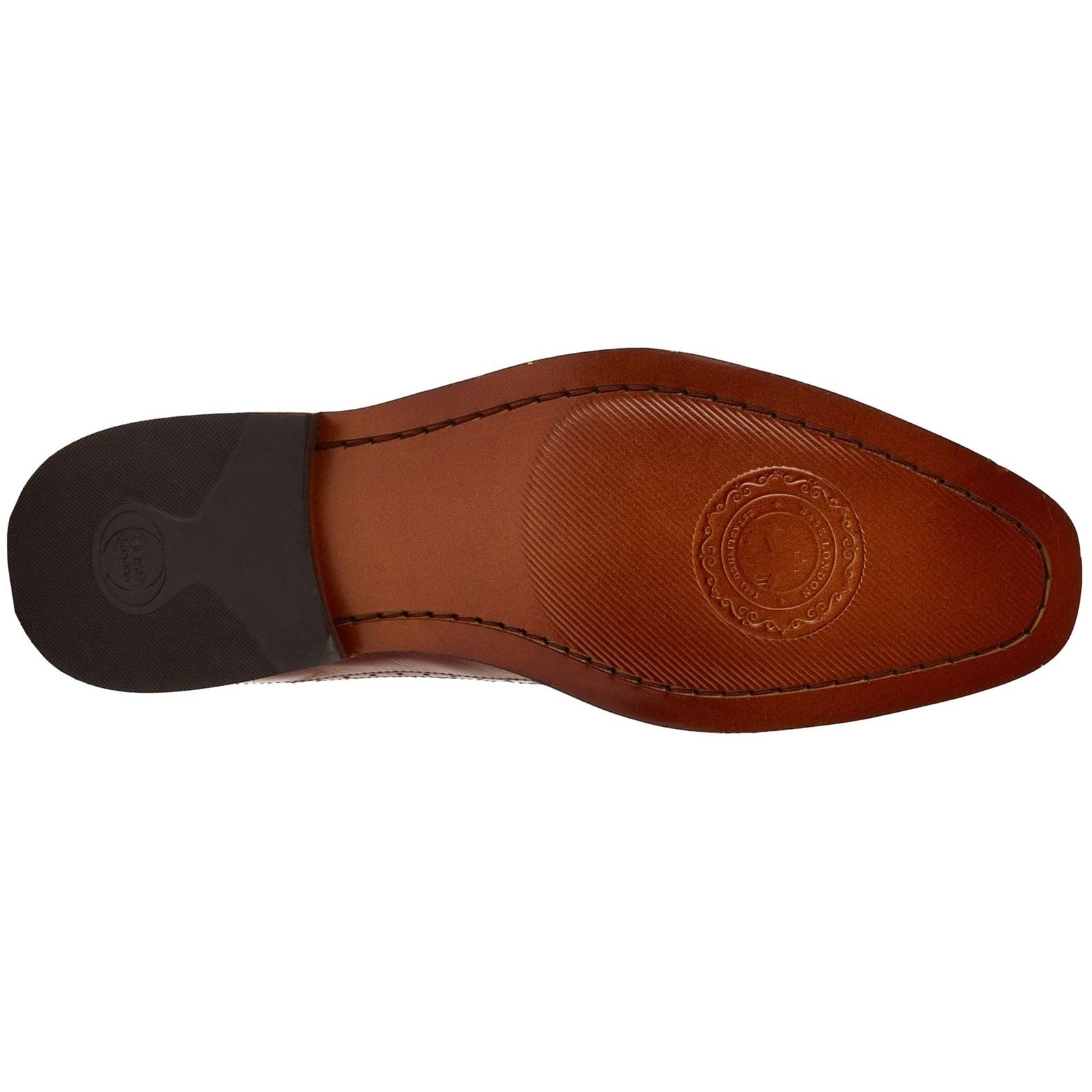 Base London Havisham Leder Herren Derby Schuhe In Tan