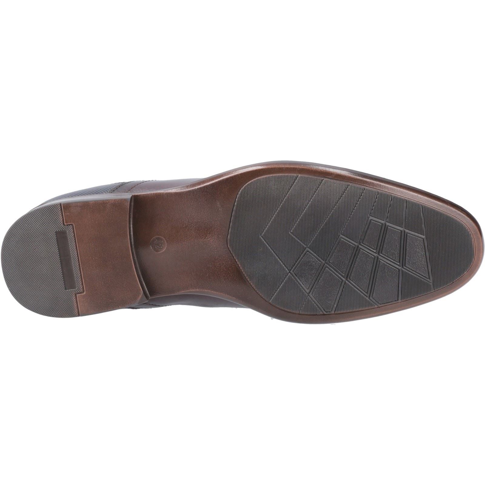 Pod Frank Leder/Textil-Herrenstiefel In Kastanienbraun