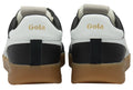 Gola Cyclone Leder Damen Schwarze Sneaker