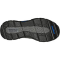 Skechers Respected Elgin Leder Herrenschuhe, Schwarze Farbe Mokassins