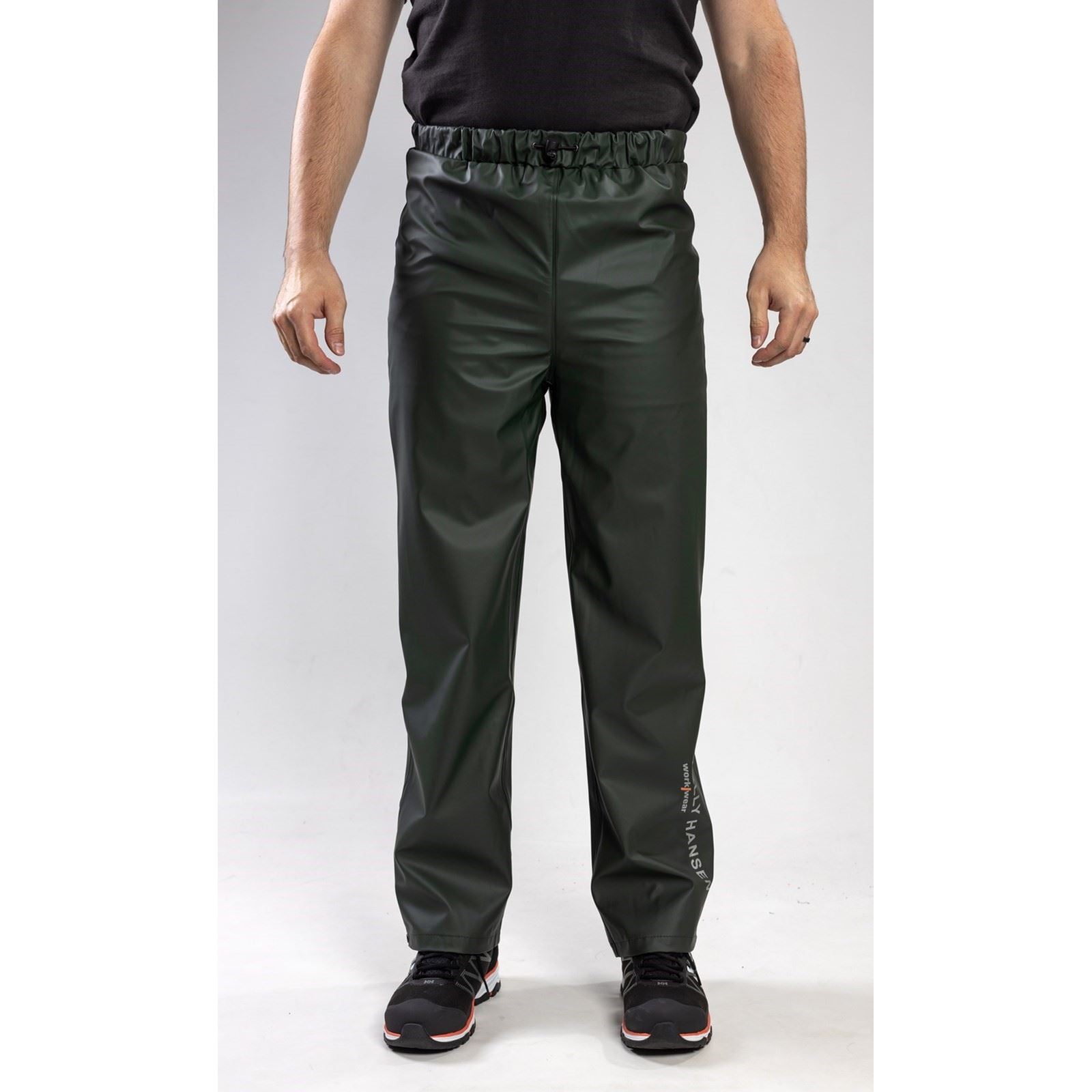 Helly Hansen Workwear Voss Polyester Unisex Erwachsene Grüne Regenhose