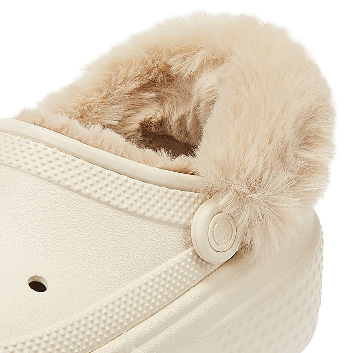 Crocs Stomp Gefütterte Clog-Sandalen Für Damen In Beige